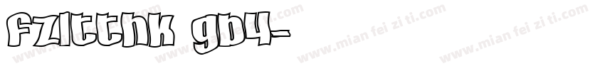 fzltthk gb4字体转换